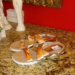 Yellow Box Striking Sport Sandals